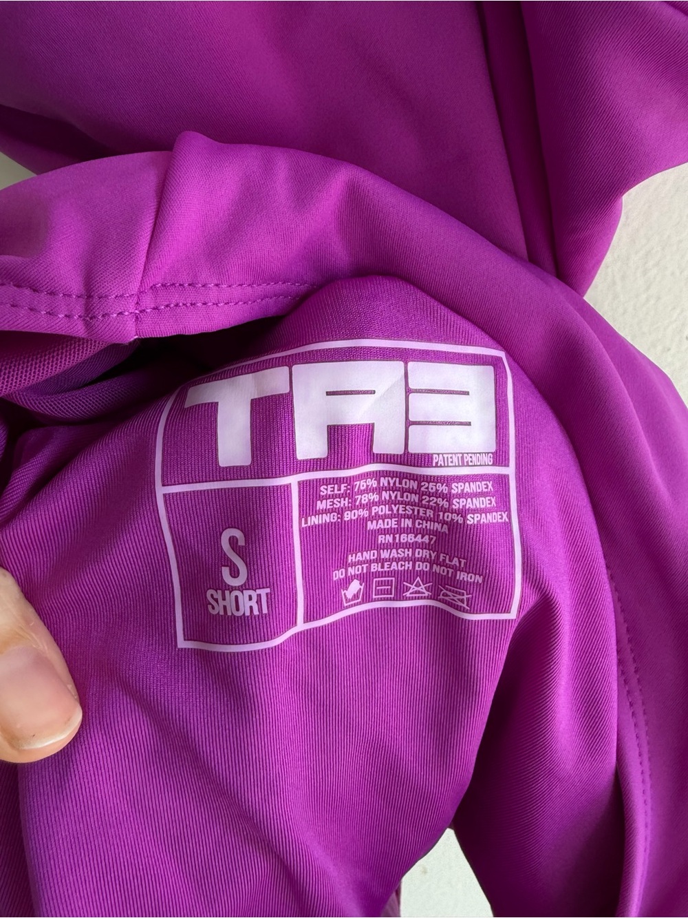 TA3 Plungey One Piece Swimsuit Small Purple - Picture 3 of 5